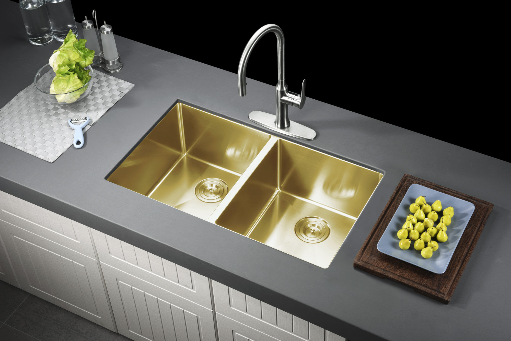Standard Kitchen Sink Dimensions Double Bowl / Download 45+ Get Double