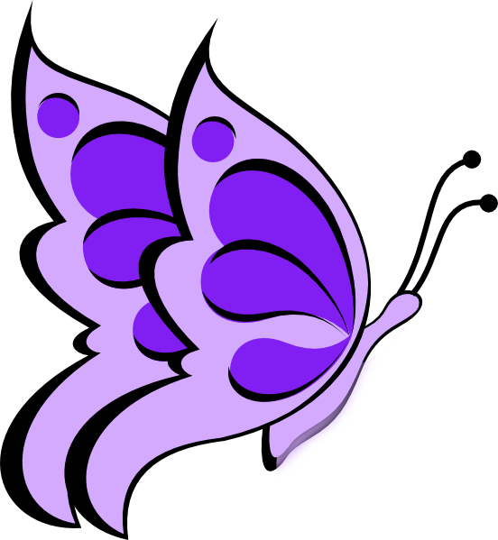 Download Purple Butterfly Clipart | Free download on ClipArtMag