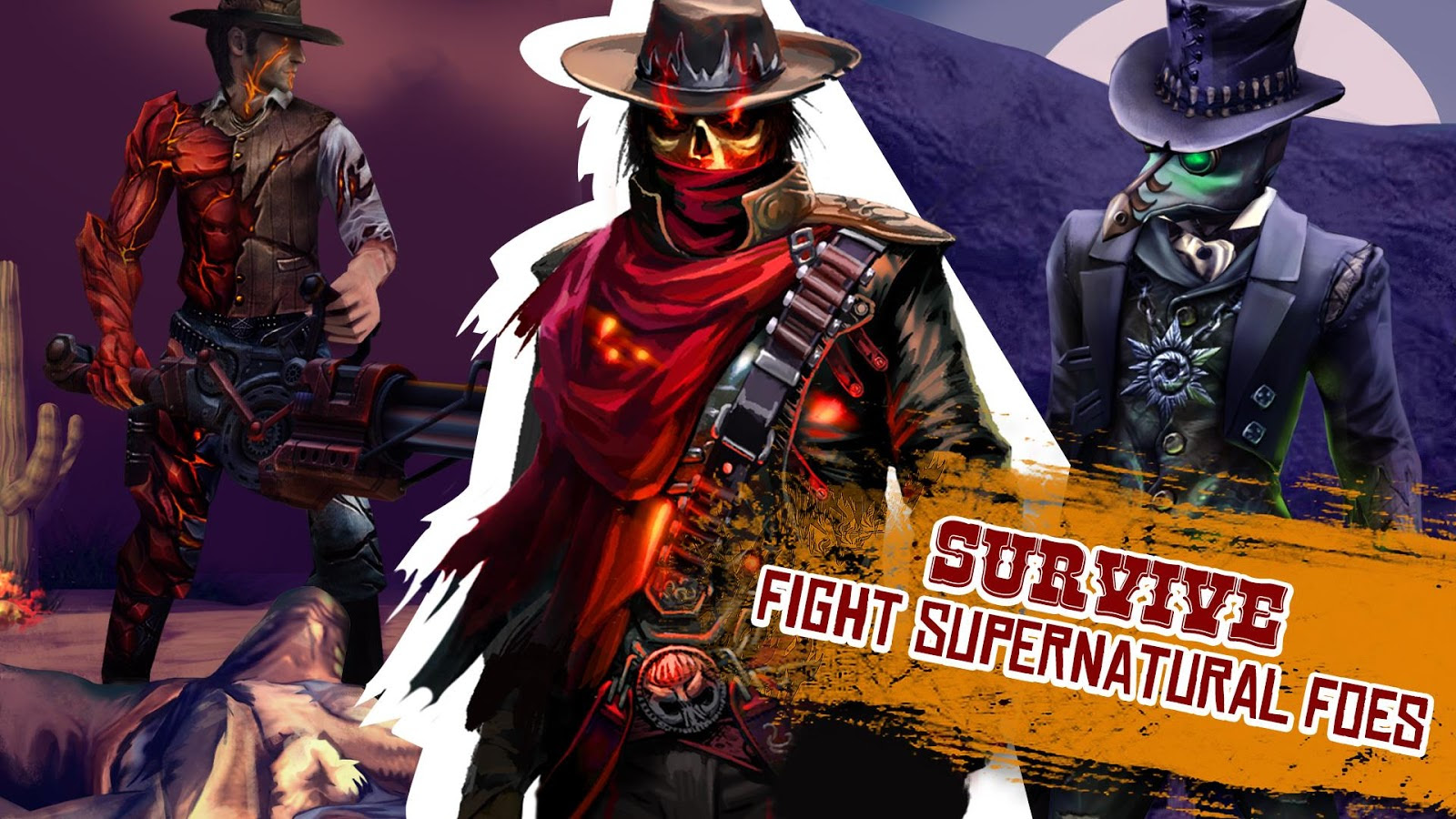 GUNS MOD APK is 1 of the outset major Gameloft titles to larn amongst a freemium pricing conception Six-Guns MOD APK 2.9.4l (Unlimited Money) Gang Showdown