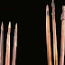 Spears Aboriginal - Six Australian Aboriginal Carved and Painted Wood Spears ... - Spears and bows and arrows were used to take larger animals, while snares were employed to capture rabbits and partridge, and deadfalls were used for predators such as foxes and bears.