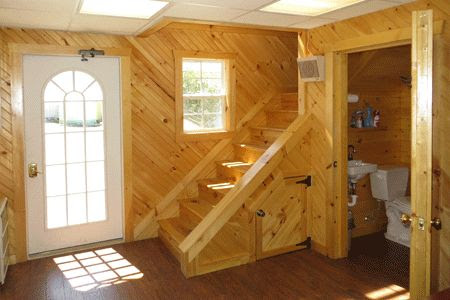 Inside a Sheds Unlimited Office | A farm for us | Pinterest