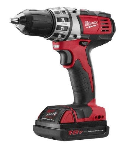 Milwaukee 2601 22 18 volt Li ion Compact Drill Kit