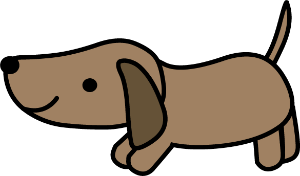 ダックスフンド コーギーのイラスト 無料イラストフリー素材