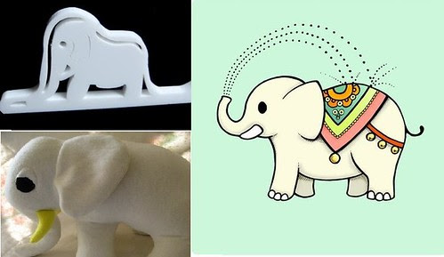 White Elephants @ etsy
