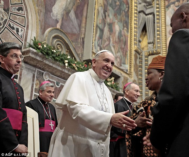 The nun stunned her mother superior and local church chiefs after giving birth last week to a baby boy which she has called Francis, in honour of the current Pope