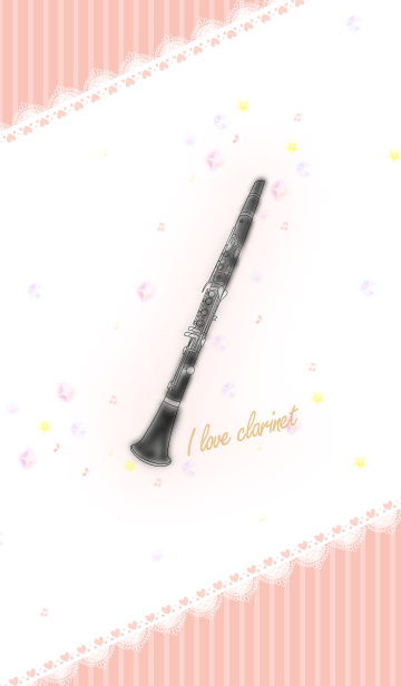 大好き楽器シリーズ クラリネット Line着せかえ 360円