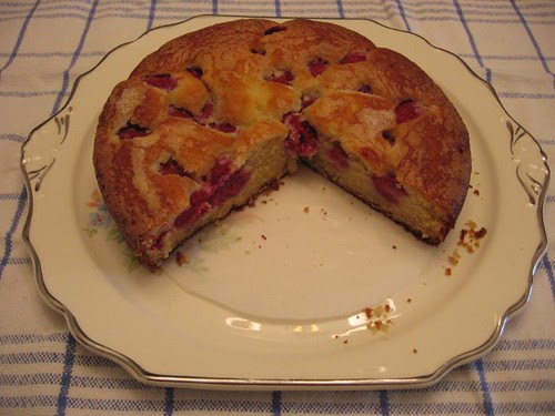 Raspberry Buttermilk Cake