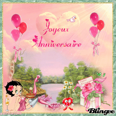 Joyeux Anniversaire Betty Boop Picture Blingee Com