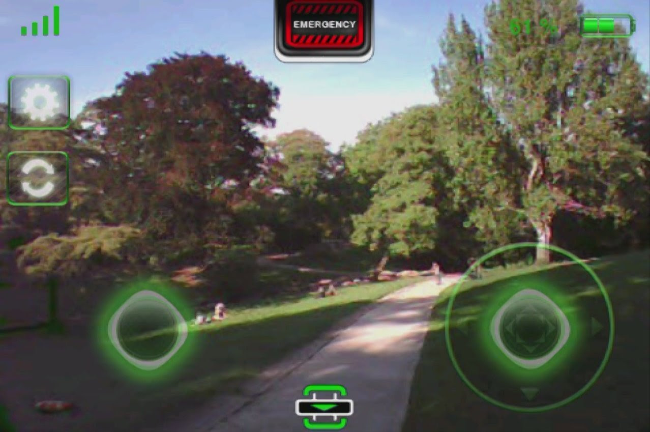 Parrot AR.Drone - Quadrocopter für iPhone/iPad/iPod