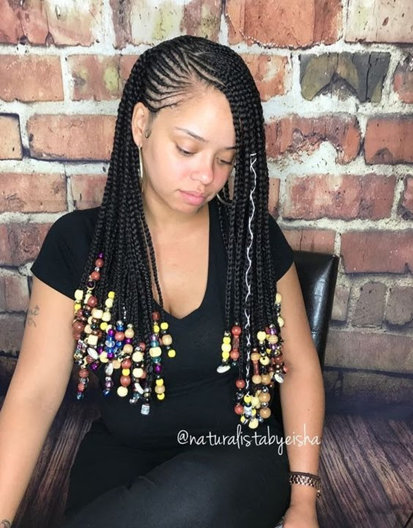 40 Lovely Ghana Braid Hairstyles to Try – OBSiGeN