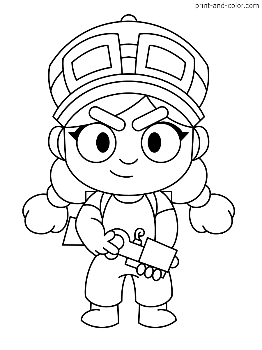 Brawl Stars coloring pages | Print and Color.com