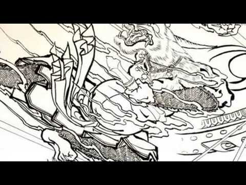 CRAZY Japanese tattoo stencils! - YouTube