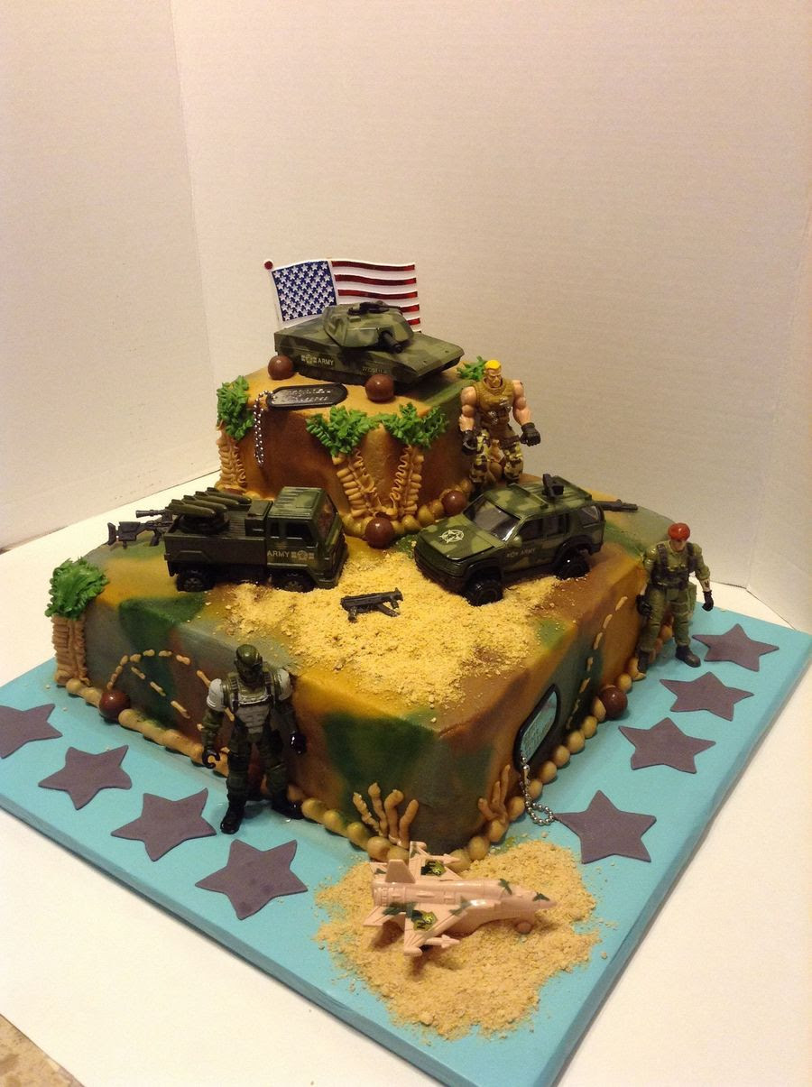 Army Birthday Cake - Cakecentral.com