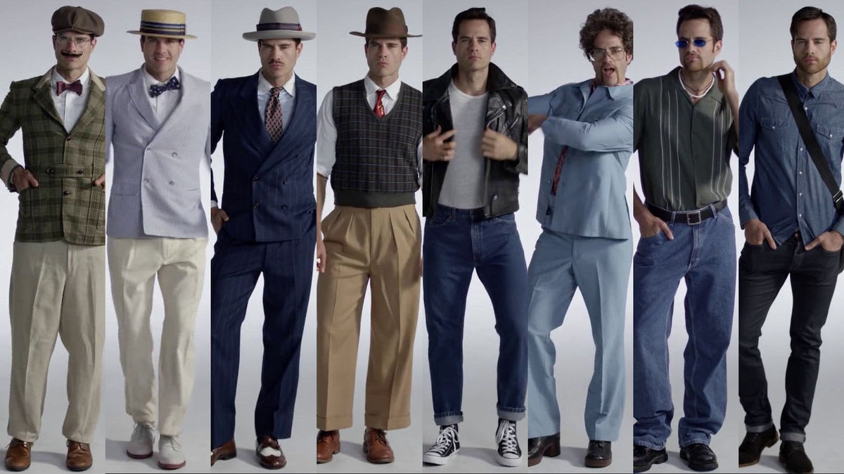 100 Years Of Men S Fashion In 3 Minutes Understands The Change Of 100 Year Male Fashion In Just 3 Minutes Gigazine