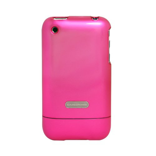 CaseCrown iPhone 3G 3GS Metallic Glider Case (Pink)