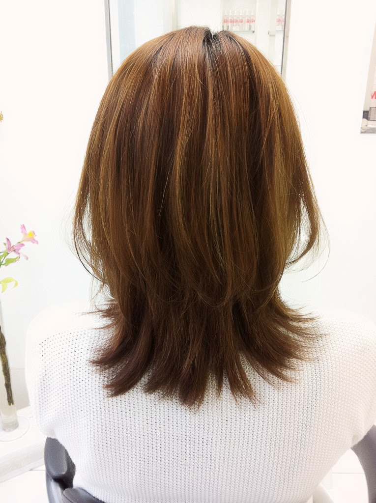 ミディアム ストレート レイヤー Haydar Bhutta