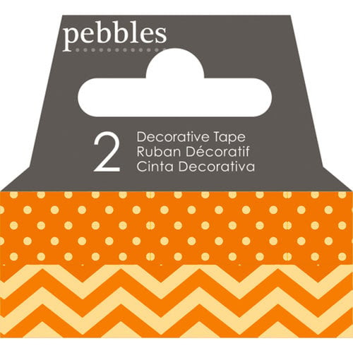 American Crafts - Pebbles - Basics Collection - Washi Tape - Dot and Chevron - Honeycomb