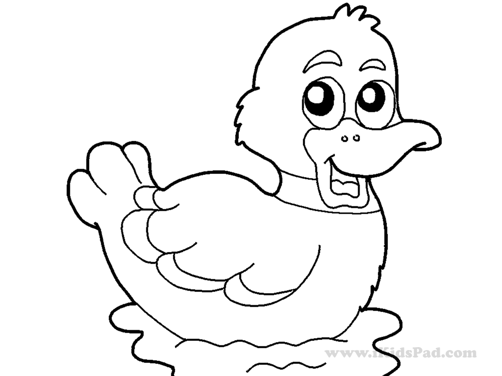 Download Cute Baby Duck Coloring Pages - Coloring Home