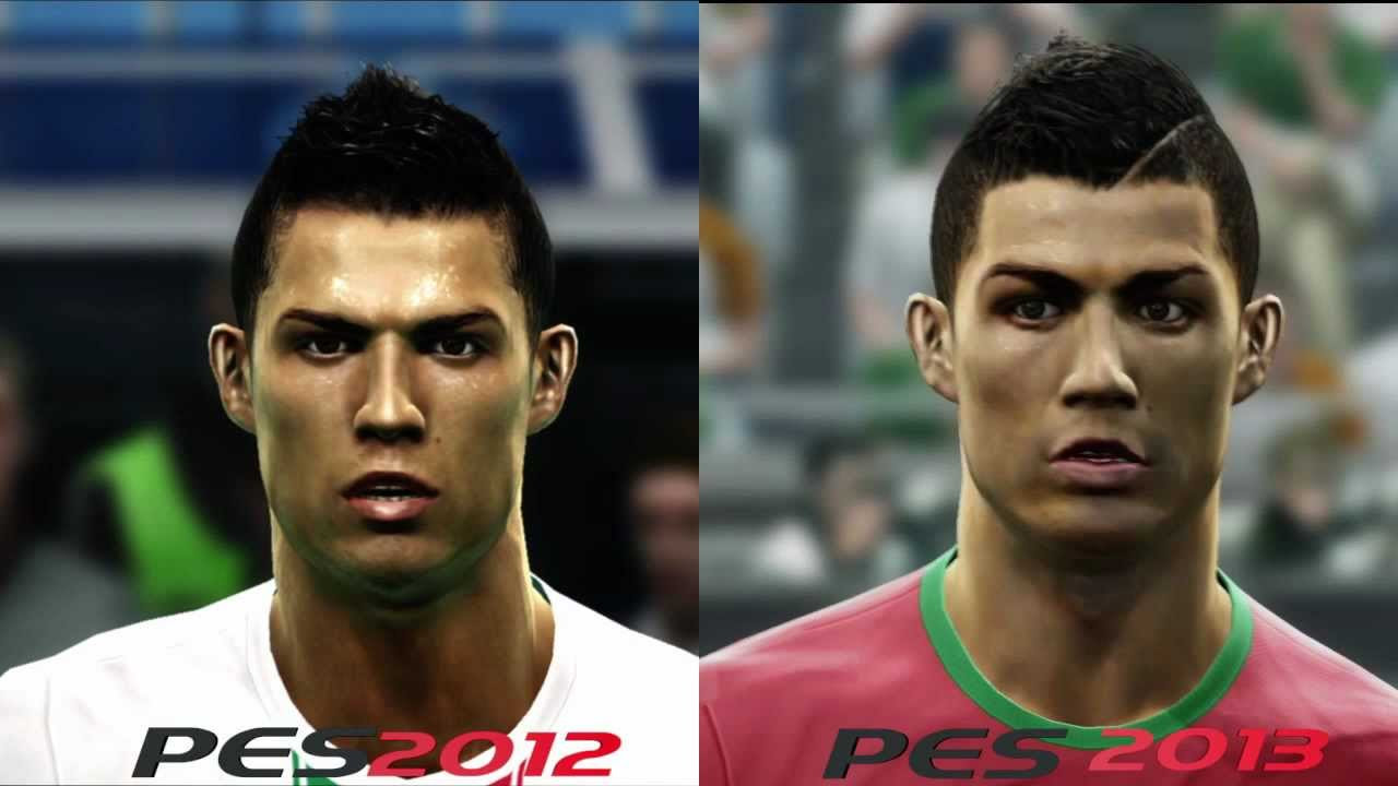 PES 2012 V PES 2013 Faces Comparison [HD] - YouTube