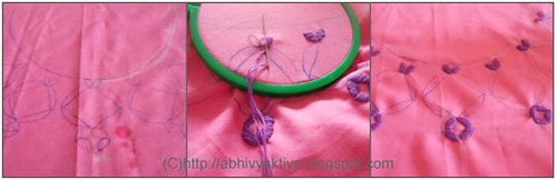 step by step instructions for neck pattern