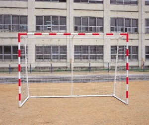 日本ハンドボール協会検定品 ハンドボール フットサルゴールネット を体育 体操器具のweb通販サイト バナナモールにて販売開始