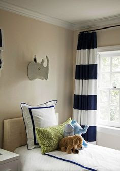 Blue and White Bedding on Pinterest