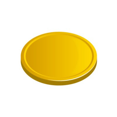 下に置かれたメダルコインイラスト 無料 商用可能 メダル バッジ コイン シールイラレ素材ダウンロードサイト