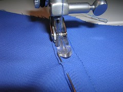 sewing down the fell