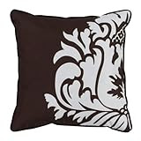 Home Damask Dec Pillow - Chocolate
