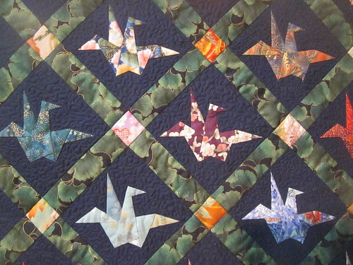 "Carrie's Happy Birthday Quilt" by Phyllis Wormington and Russ Clelland, close up