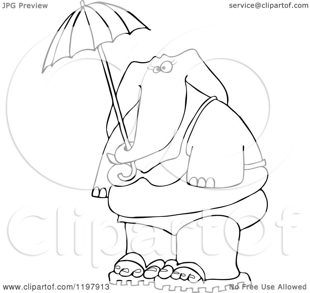 Free Free 261 Elephant With Umbrella Svg SVG PNG EPS DXF File