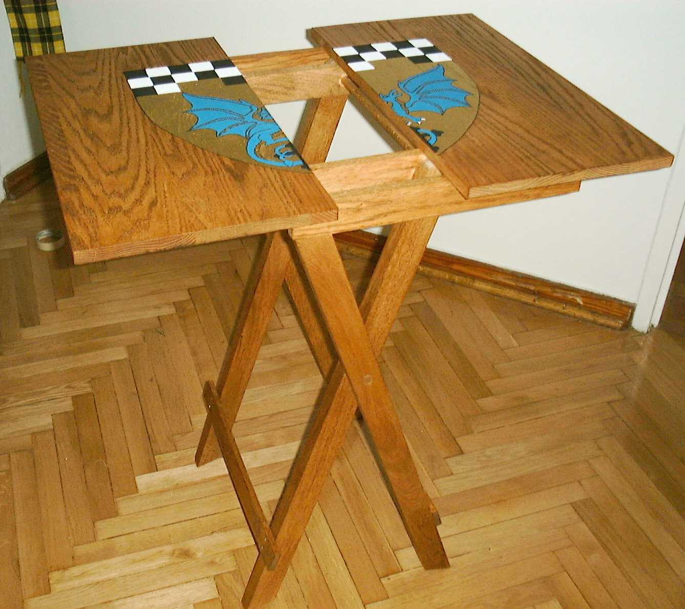 Build DIY Small wood folding table plans Plans Wooden ...
