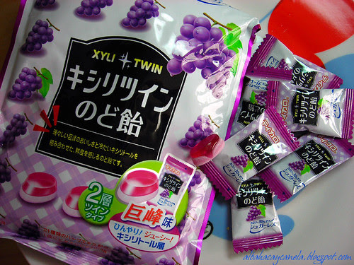 Grape japanese candies