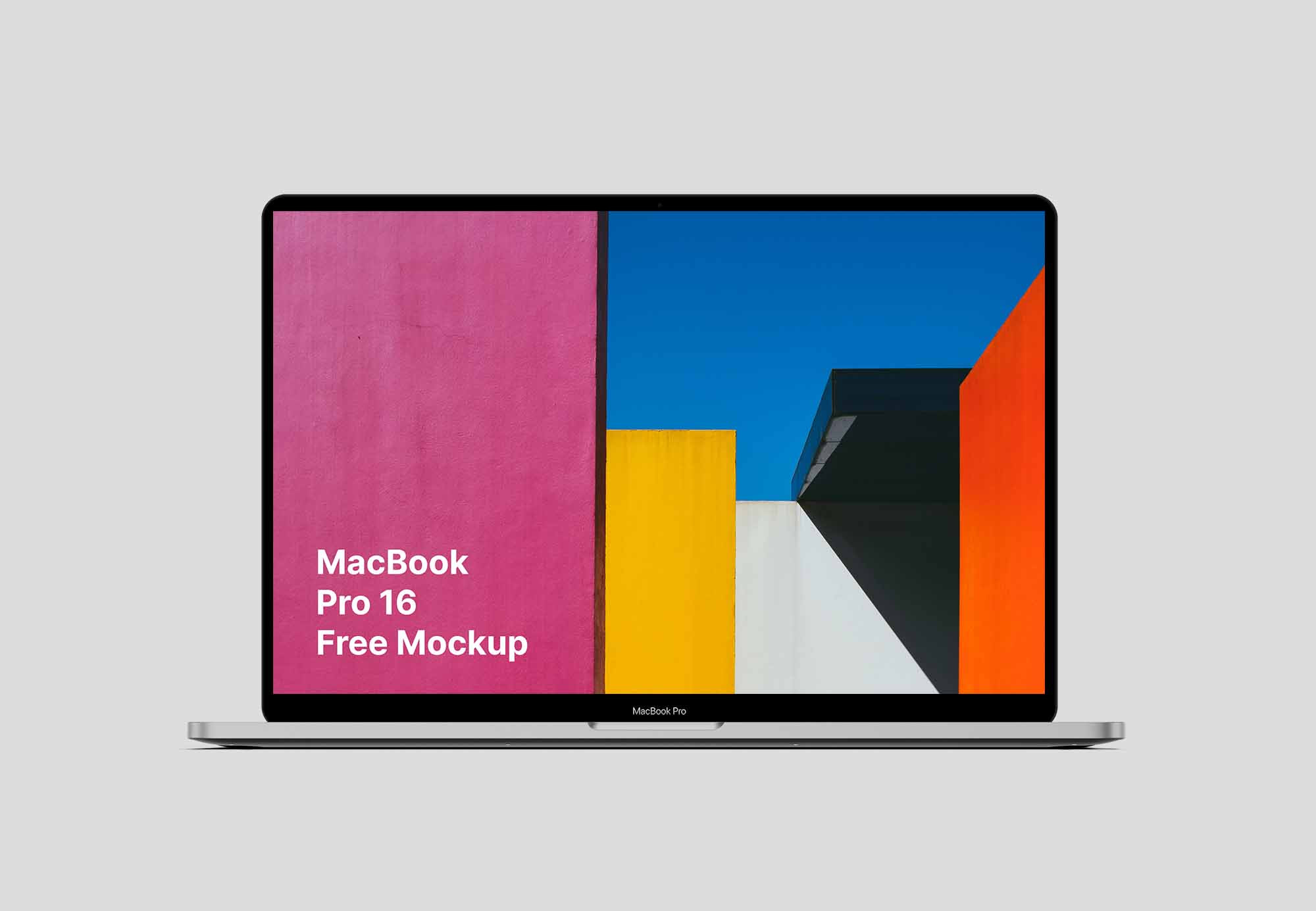 Free Macbook Pro 16 Mockup Psd