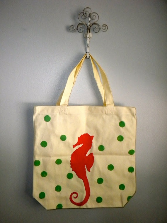 personalized children's tote bag