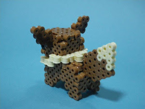 アイロンビーズ ポケモン イーブイ 難度 易 3dperlerbeadsお手軽頑固な立体アイロンビーズ