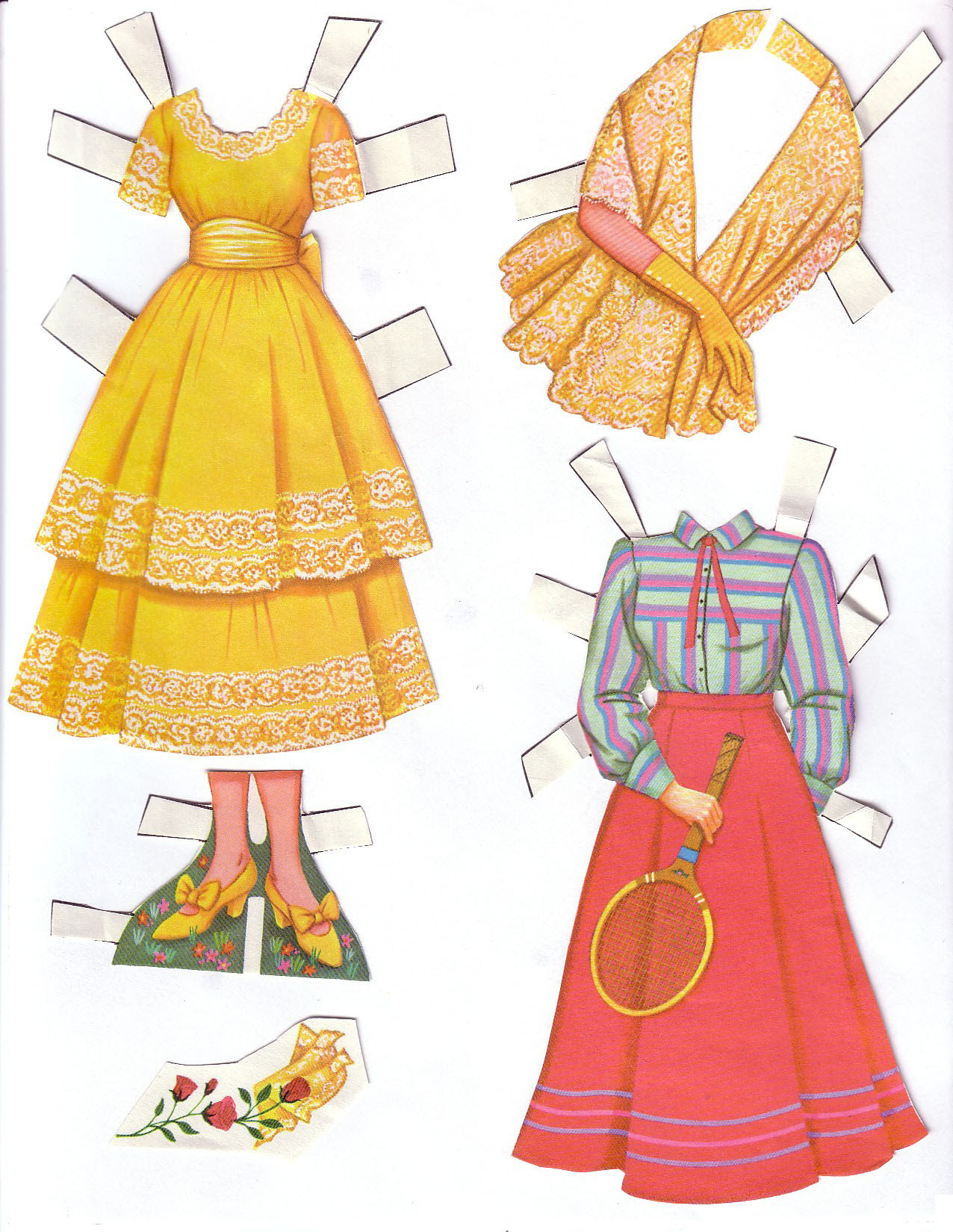 Hayley Mills - Summer Magic paper doll set (1963) 003