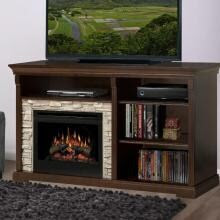 electric fireplaces 60 inches on Dimplex Edgewood 65-Inch Electric Fireplace Media Console - Espresso ...