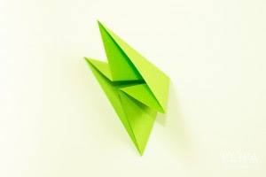 como fazer mini arvore natal papel origami 6