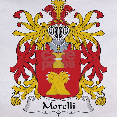 The Morelli Family Crest. Be proud of your genealogy and family name!