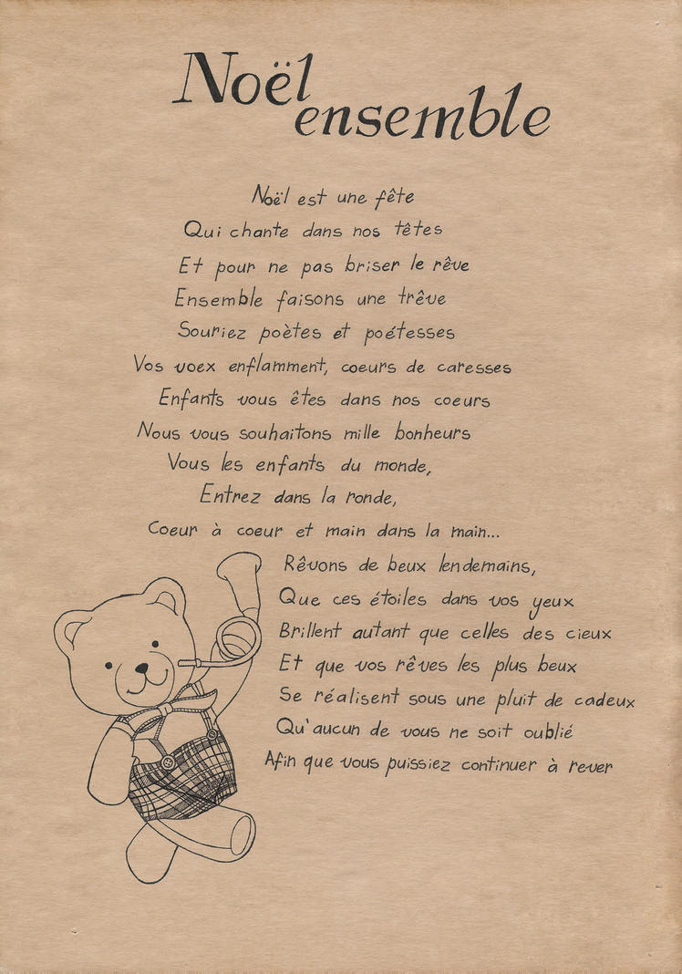French Christmas Poem by PolarStar on DeviantArt