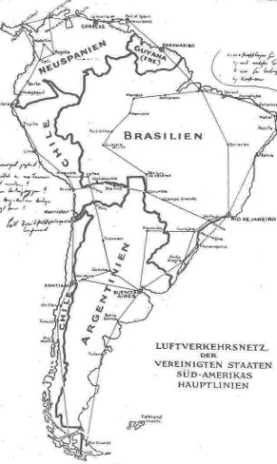 Was it real? The map of South America had been divided into four new enormous states to be administered by Germany