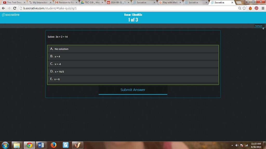 Socrative student