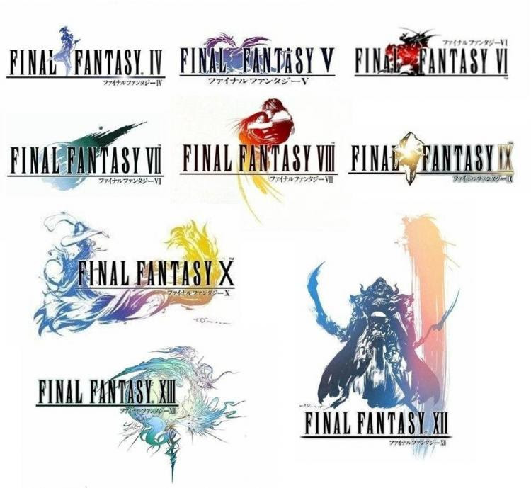 ファイナルファンタジー依存症ロゴにあらわれる作品の個性