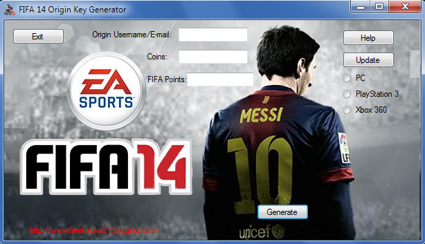Points generator fifa 14