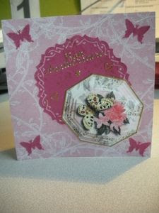Carte Anniversaire Les Creations D Aline