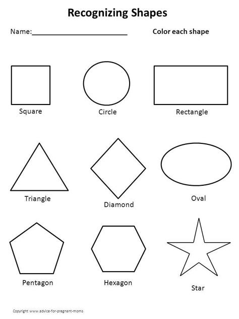 All children develop as individuals. free shapes worksheets for kindergarten shapes worksheet kindergarten