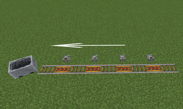 マインクラフト 6種もあるトロッコと4種のレールの使い方と使えるアイディアをまとめました マイクラモール