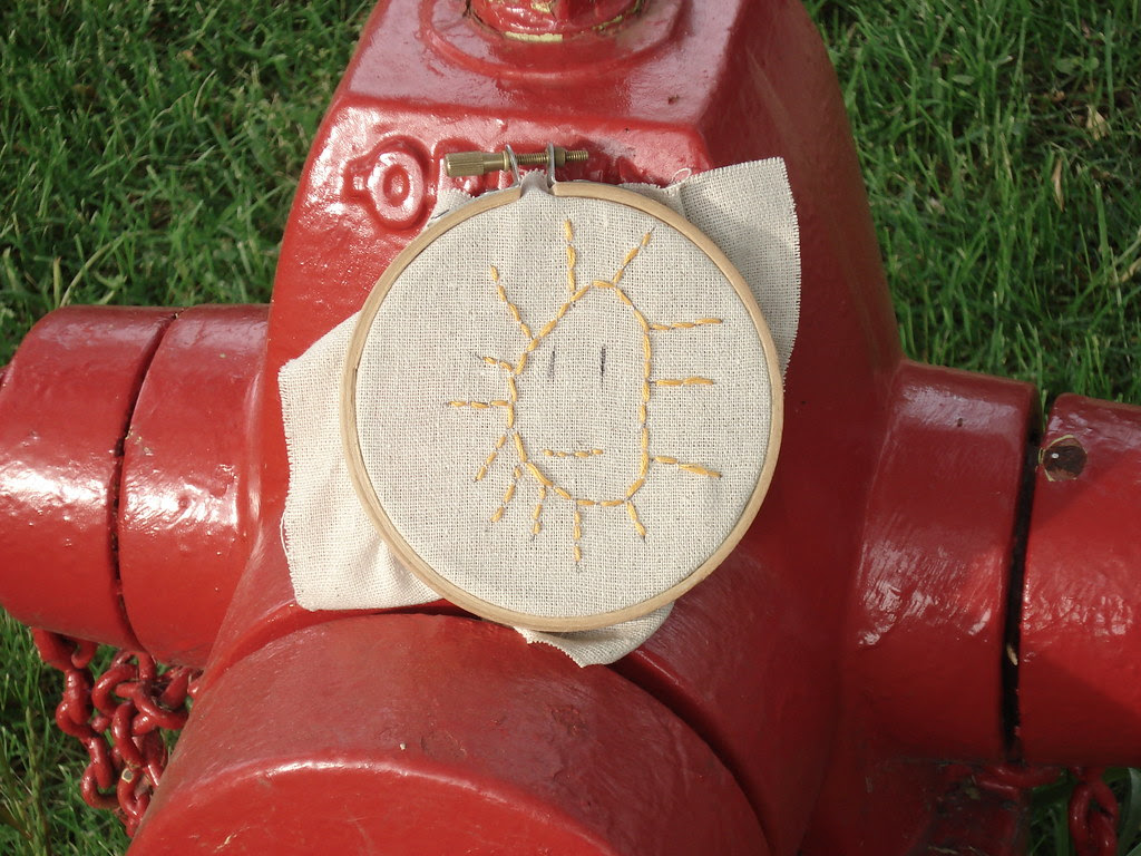 sun embroidery