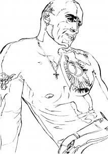 wwe brock lesnar drawing at getdrawings  free download